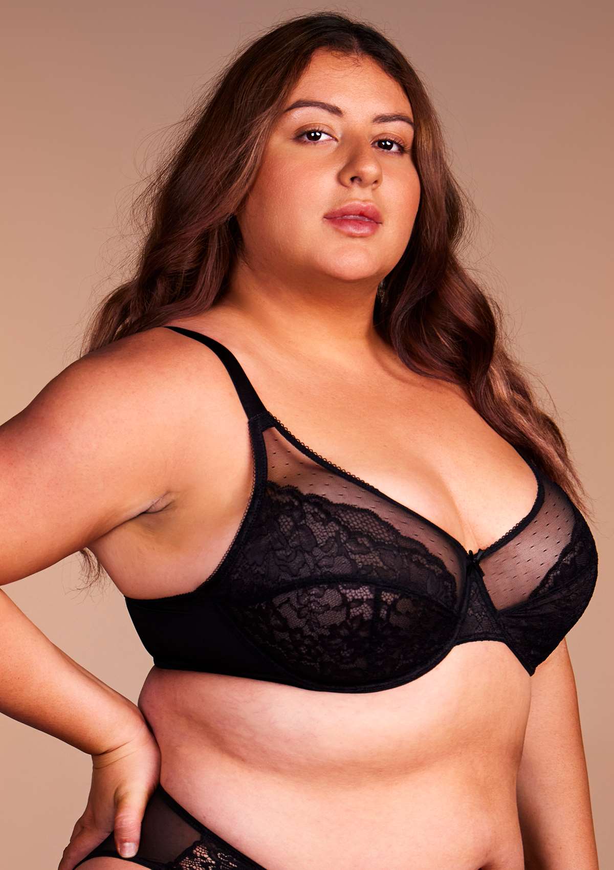 HSIA HSIA Petal Vine Black Lace Underwire Bra